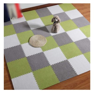 ALGFree Foam Floor Puzzle Mat Carpet Puzzle Mat Kids Crawling Mat Bedroom Carpet Interlocking Floors Tiles, Free Cut (Color : B, Size : 30x30x1cm-42pcs)