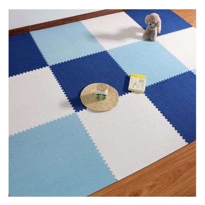 ALGFree Foam Floor Puzzle Mat Carpet Puzzle Mat Kids Crawling Mat Bedroom Carpet Interlocking Floors Tiles, Free Cut (Color : F, Size : 30x30x1cm-30pcs)