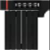 Abus 5700C/80 BK SH - Lucchetto pieghevole, Unisex, per adulti, 80 cm, Colore: Nero view 1