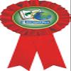 Geography Red Rosette Ribbon, Kids Education Trophy Ribbon Award Prize, 100 Pack view 1