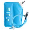 FITLY Soft Flask - Collapsible Water Bottle with Hydration Tube - Shrinks As You Drink Portable Water Bladder for Running Vest Hydration Pack, Hiking, Backpacking & Cycling - 17oz (FLASK500ml) view 1