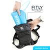 FITLY Soft Flask - Collapsible Water Bottle with Hydration Tube - Shrinks As You Drink Portable Water Bladder for Running Vest Hydration Pack, Hiking, Backpacking & Cycling - 17oz (FLASK500ml) view 4