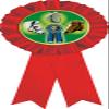 Horse Show Red Rosette Ribbon, Horse Trophy Ribbon Award Prize, 50 Pack view 1