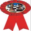 Chess Red Rosette Ribbon, Chess Tournament Trophy Ribbon Award Prize, 50 Pack Prime view 1
