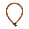 ABUS Chain Lock IVERA Chain 7210 - Bicycle Lock with Highly Flexible IvyTex Synthetic Fibre Coating - ABUS Security Level 8-85 cm - Orange view 1