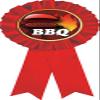 BBQ Red Rosette Ribbon, Cooking Trophy Ribbon Award Prize, 50 Pack Prime view 1