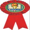 Scholar Athlete Red Rosette Ribbon, Scholar Athlete Trophy Ribbon Award Prize, 100 Pack Prime view 1