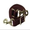 Showman Premium Nylon Easy Adjust Tie Down Strap (Brown) view 1