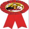 Bowling Red Rosette Ribbon, Bowling Turkey Trophy Ribbon Award Prize, 50 Pack Prime view 1