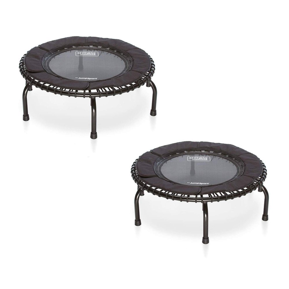 JumpSport 250 Fitness Rebounder Mini Trampoline in Home Cardio Fitness (2 Pack)