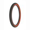 Alta Bicycle Tire Duro 20" x 1.75" Bike Black/Color Side Wall Tire Vendetta Tread, Multiple Colors (Black/Red Sidewall) view 1