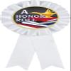 Honor Roll White Rosette Ribbon Award, A Honor Roll Trophy Ribbon Prize, 50 Pack Prime view 1