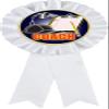 Coach White Rosette Ribbon Award, Coaching Trophy Ribbon Prize, 50 Pack Prime view 1