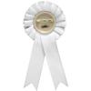 Swim White Rosette Ribbon Award, Swimming Trophy Ribbon Prize, 10 Pack Prime view 2
