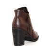 TRENDSUP Women's Fashion Side Zipper Booties (10, Brown Pu) view 4