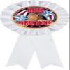 Arm Wrestling White Rosette Ribbon Award, Wrestling Trophy Ribbon Prize, 50 Pack Prime view 1