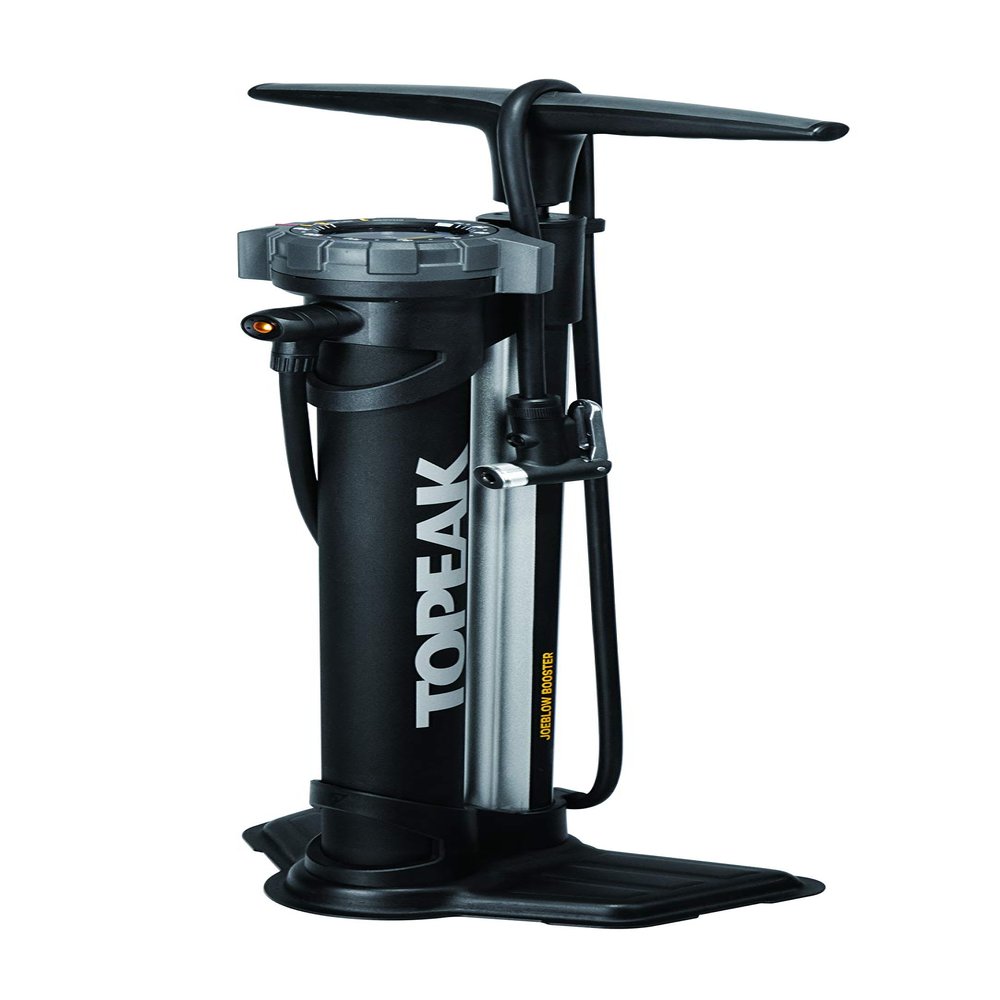 Topeak Joe Blow Booster Floor Pump w/SmartHead DX3 (TJB-BST3), Black, 29.1 X 9.8 X 7.3 (62002365AFFP)