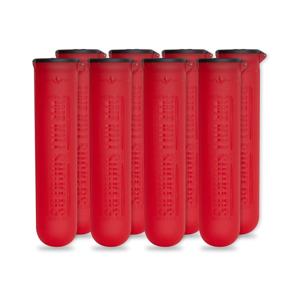 Bunkerkings ESC Paintball Pods - 8 Pack - Red