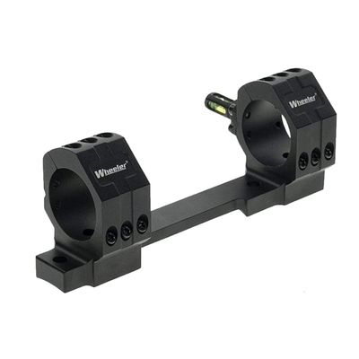 Wheeler 1-Piece Bolt Action Scope Mount - 1 Inch High Scope Mount for Remington 700 Short Action Rifles - 6-Hole Design with Integral Rings and Anti-Cant Indicator for Leveling and Shooting