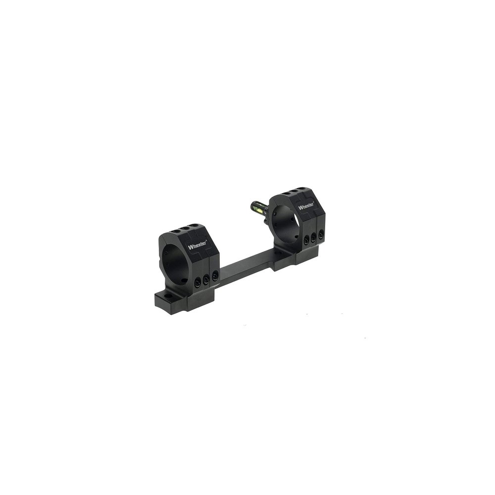 Wheeler 1-Piece Bolt Action Scope Mount - 30mm Medium Scope Mount for Savage 110 Long Action Rifles - 6-Hole Design with Integral Rings and Anti-Cant Indicator for Leveling and Shooting