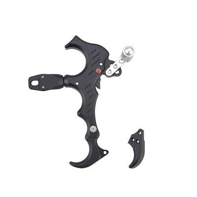HWZ Aluminum Alloy Frosted 360 Rotating Jaw Compound Bow 3/4 Exchange Finger Release Aids Automatic Close Archery Accessories