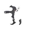 HWZ Aluminum Alloy Frosted 360 Rotating Jaw Compound Bow 3/4 Exchange Finger Release Aids Automatic Close Archery Accessories view 1