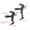 HWZ Aluminum Alloy Frosted 360 Rotating Jaw Compound Bow 3/4 Exchange Finger Release Aids Automatic Close Archery Accessories view 3