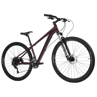 ROYCE UNION RHT Lightweight Aluminum Mountain Bike (Wine), 17.5 Inch Frame, 22 Speed Shimano Drivetrain, 29" Wheels