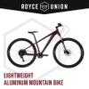 ROYCE UNION RHT Lightweight Aluminum Mountain Bike (Wine), 17.5 Inch Frame, 22 Speed Shimano Drivetrain, 29" Wheels view 2