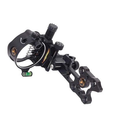 New Bow Archery 7 Pin Fine-tunable Compound Bow Sight 0.019 Optical Fiber Retinal Sight Hunting Shooting Accessories