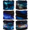 DEMIL 16-in-1 12PCS/8PCS/6PCS Multifunctional Yoga Sports Stretchable Seamless Casual Headband Sweatband Fishing Magic Camo Scarf Balaclava Headwear Head Wrap (6PCS-Galaxy1) view 1