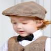A&J DESIGN Toddler Boy Vintage Drivers Cap (2-3T, Khaki) view 2