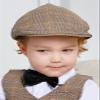 A&J DESIGN Toddler Boy Vintage Drivers Cap (2-3T, Khaki) view 3