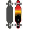 Aloiki Evening 40"x9.5" FS Drop Complete Skateboard, Adults Unisex, Multicolor (Multicolor), 40" view 1