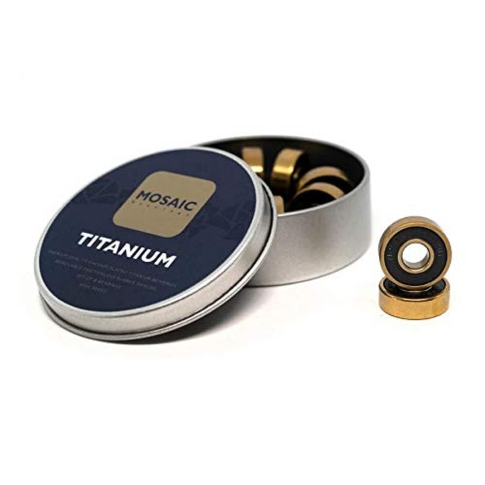 Mosaic Titanium Gold Black Bearings