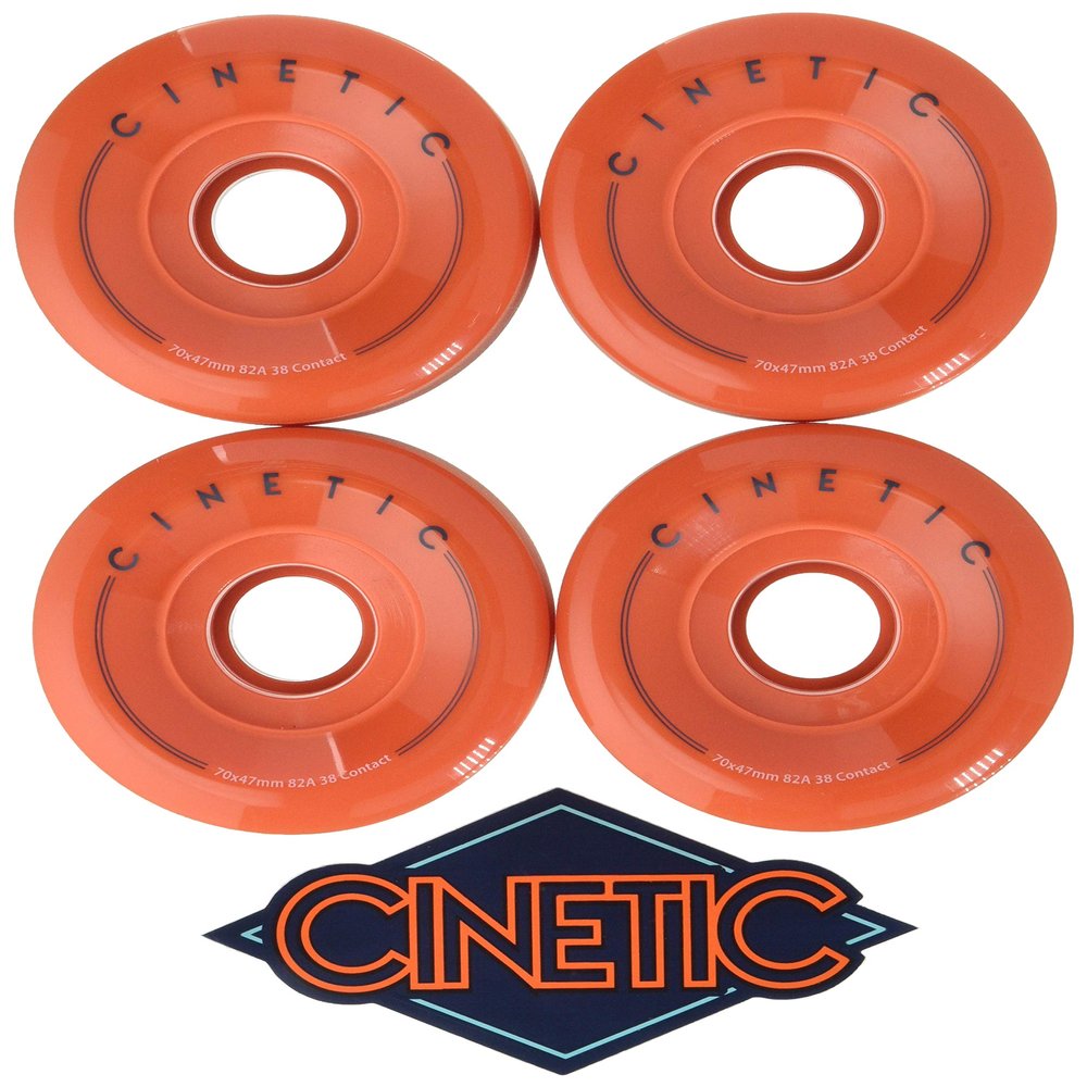 CINETIC Fractal 70mmx47mm 82a Wheels Pack Skateboard Wheels, Adult Unisex, Blue (Multi-Colour)