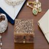 Great Birthday Gift Ideas Handmade Decorative Wooden Jewelry Box With Lock & Key Jewelry Organizer Keepsake Box Treasure Chest Trinket Holder Watch Box Storage Lock Box Housewarming Gifts view 4