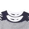 Marky G Apparel Baby Long Sleeve Round Neck Pajama Top (Pack of 3), Navy/Navy-whitestripe/White/Navy/Navy-whitestripe/White/Heather, 6 Months view 2