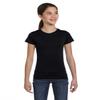 Marky G Apparel Girls' Fine Jersey Short-Sleeve Crew-Neck T-Shirt (Pack of 3), Black/Aqua/Heather, Small view 2