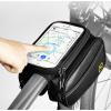 BlueDorado Bike Phone Front Frame Bag Waterproof Bicycle Handlebar Bag with Touch Screen Cell Phone case Holder Cycling storage Pouch for iPhone 11 XS XR Max view 3