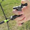 SHARROW Compound Bow Release Automatic Thumb Trigger 3 Finger Archery Bow Release Aid Thumb Release Trigger Grip Hinge Caliper Button for Shooting (Black) view 3