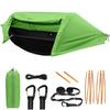 TianYaOutDoor Camping Hammock with Mosquito Net and Rainfly Lightweight Portable Sleeping Hammock Tent Backpacker Travel Outdoor Gear (Green) view 1