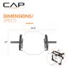 CAP Barbell Olympic Trap Bar, Hex Bar, Shrug Bar, Deadlift Bar, White view 4