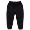 Qin.Orianna Toddler Baby Boy Active Cotton Drawstring Jogger Pants with Pockets (2Pack(Black+red),3-4Years) view 2