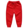 Qin.Orianna Toddler Baby Boy Active Cotton Drawstring Jogger Pants with Pockets (2Pack(Black+red),3-4Years) view 3
