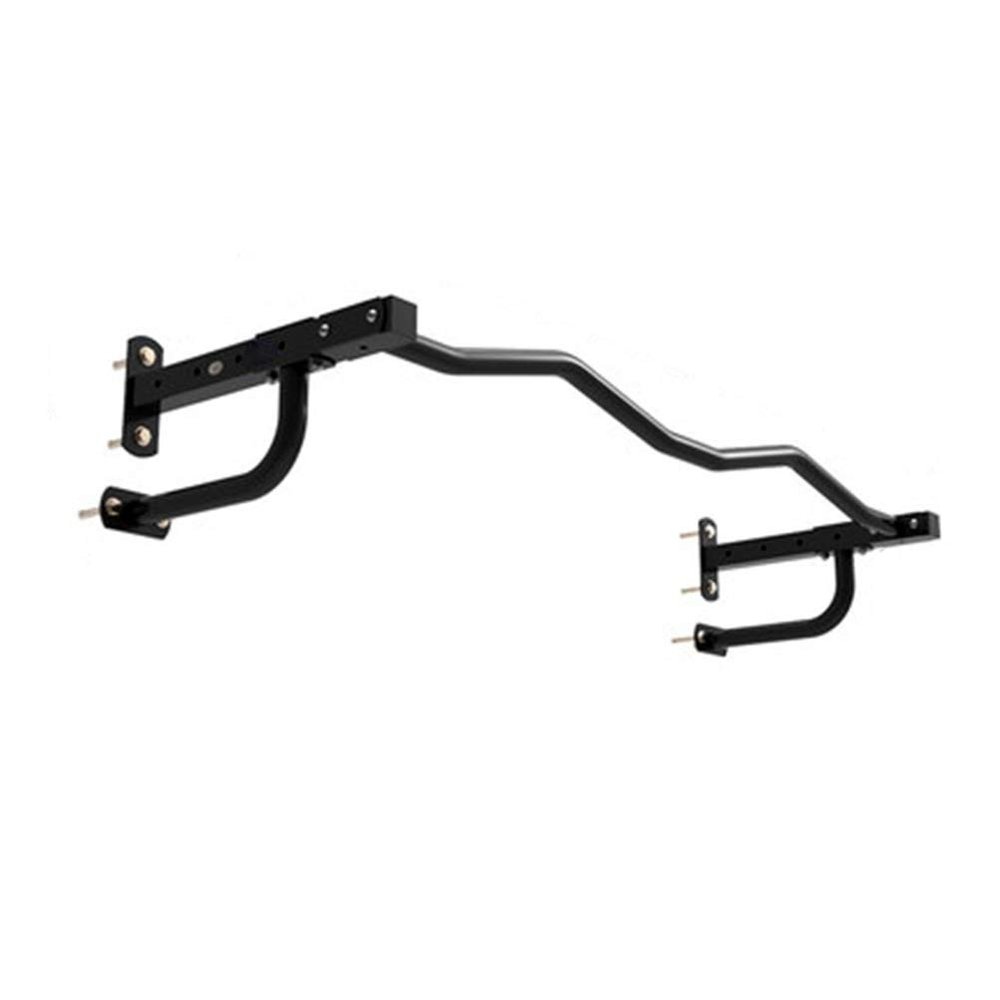Pull-up Bars AGYH Wall-Mounted Chin Up Bar, Curved Bar Horizontal Bar with 4 Bases, Used for Indoor and Outdoor Men's and Women's Bodybuilding, Load 350KG