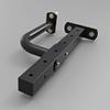 Pull-up Bars AGYH Wall-Mounted Chin Up Bar, Curved Bar Horizontal Bar with 4 Bases, Used for Indoor and Outdoor Men's and Women's Bodybuilding, Load 350KG view 4