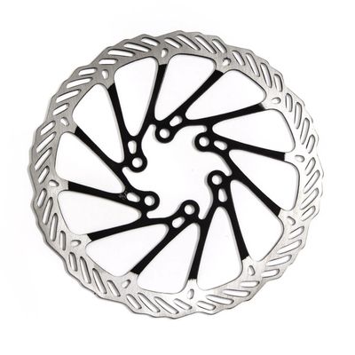 Clarks 160mm Rotor - Universal Single Piece Stainless Steel Floating Rotor for Brake Systems on Mountain Bikes (MTB), Hybrid and Road Bikes, Black