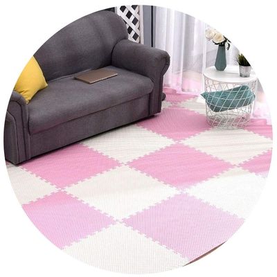 ALGFree Puzzle Exercise Mat Baby Children Foam Interlocking Floor Mats Waterproof Non-Slip Bedroom School Protective Flooring, 1.4cm Thick, Multiple Colour (Color : D, Size : 30x30x1.4cm-12 pcs)