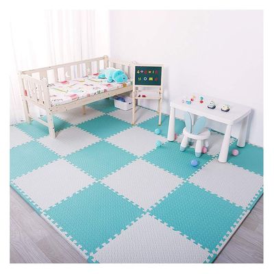 ALGFree Protective Flooring Mats Interlocking Foam Puzzle Tiles Fitness Exercise Training Pilates Home Workout Yoga Gym Kids, 7 Colors, Free Combination (Color : B, Size : 30x30x2.5cm-24pcs)